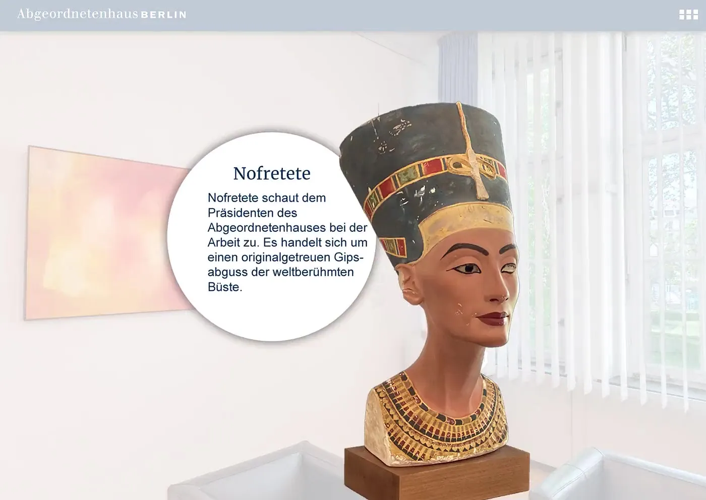 UI-Screenshot mit interaktiven Hotspots